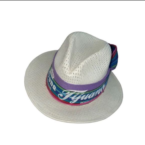 Vintage Mexican Fedora Hat with Removable Sash - Picture 2 of 9